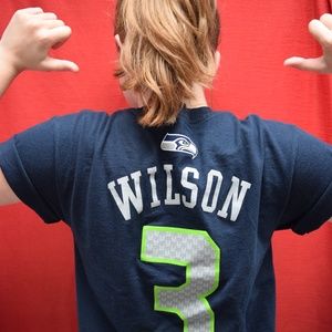 NFL Seahawks Wilson #3 Jersey